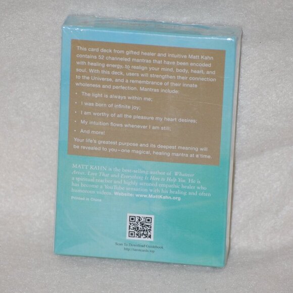 NEW The Healing Mantra Oracle Deck 52 Card Tarot Deck by Matt Kahn - Picture 2 of 4